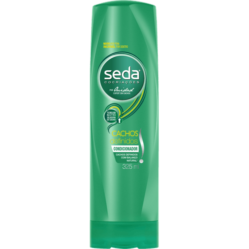 Condicionador com Pró-Vitamina B5, Óleo de Coco e Elastina Seda Cachos Definidos Frasco 325ml