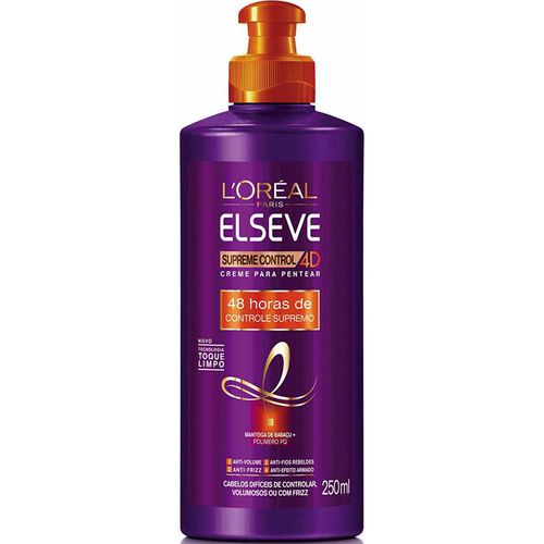 Creme De Pentear Elseve Supreme Control 4d 250ml Loreal Paris