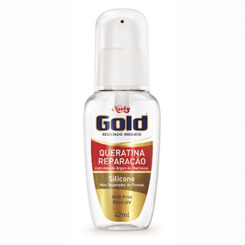 Repar Pontas Niely Gold 42ml-silic Queratina/argan