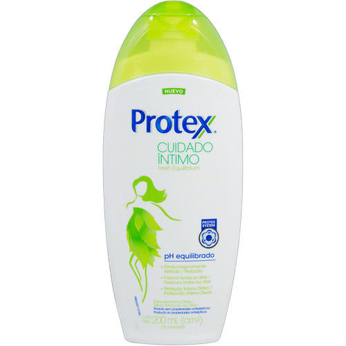 Sabonete Líquido Íntimo Fresh Equilibrium Protex Cuidado Íntimo Frasco 200ml