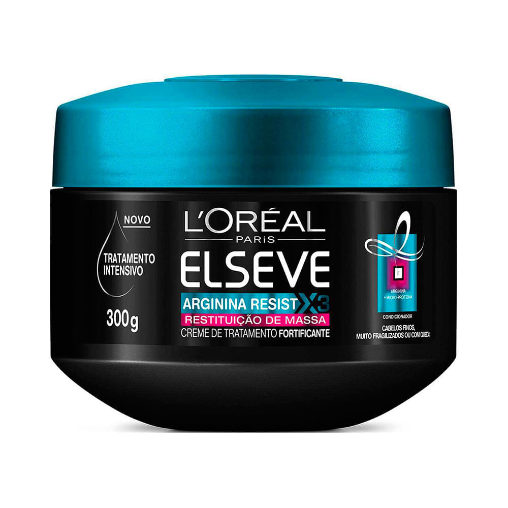 Creme De Tratamento Cabelo Elseve Arginina Resist X3 300ml