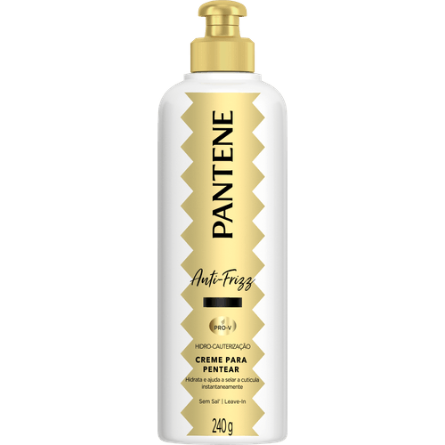 Creme para Pentear Antifrizz Pantene Pro-V Hidro-Cauterização Frasco 240g