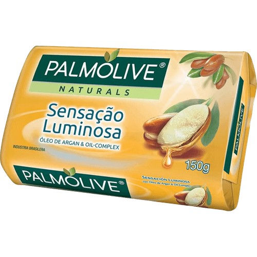 Sabonete em Barra Sensação Luminosa Óleo de Argan & Oil-Complex Palmolive Naturals Envoltório 150g