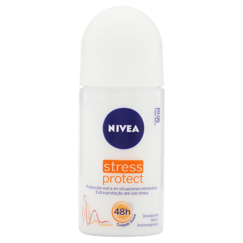 Desodorante Antitranspirante Roll-On 48h Nivea Stress Protect 50ml