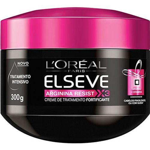 Creme De Tratamento Loréal Paris Elseve Arginina Resist X3 Pote 300g