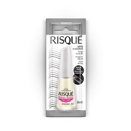 Esmalte Natural Rendinha Risqué Rendas Do Brasil Blister 8ml