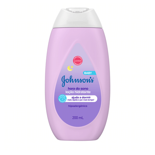 Loção Hidratante Johnson's Baby Hora do Sono Frasco 200ml