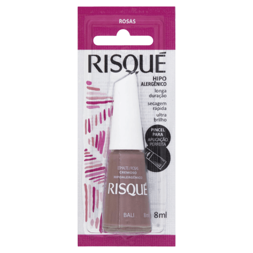 Esmalte Cremoso Bali Risqué Rosas Blister 8ml