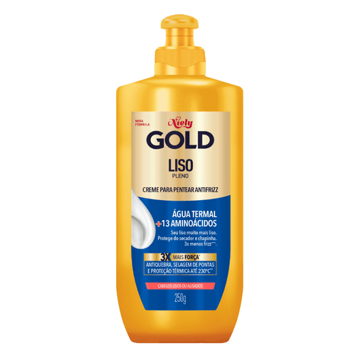 Creme de Pentear Niely Gold Água Termal 250g