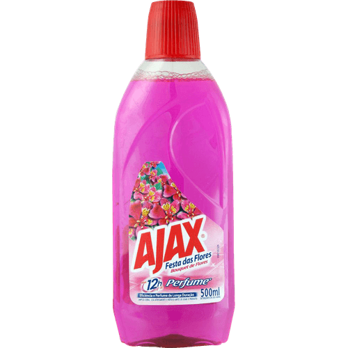 Limpador Perfumado de Uso Geral Bouquet de Flores Ajax Festa das Flores Frasco 500ml
