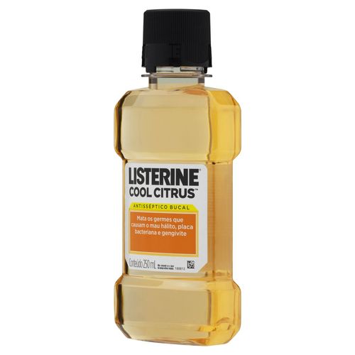 Enxaguante Bucal Antisséptico Listerine Cool Citrus Frasco 250ml