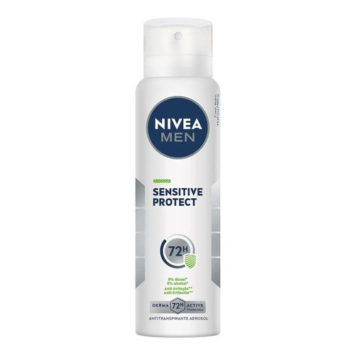 Desodorante Antitranspirante Aerossol Nivea Men Sensitive Protect 150ml