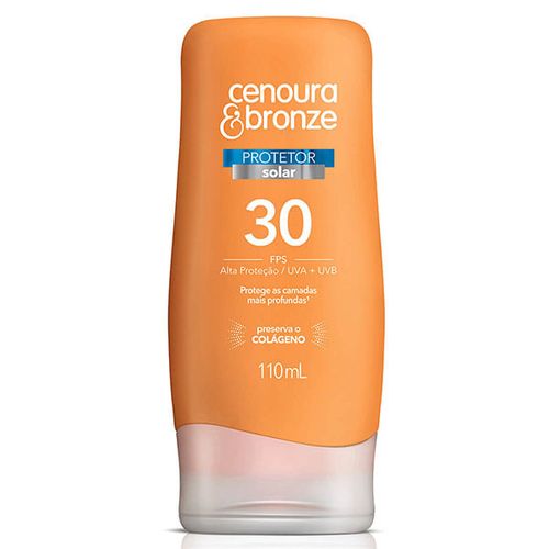 Protetor Solar Cenoura E Bronze Fps 30