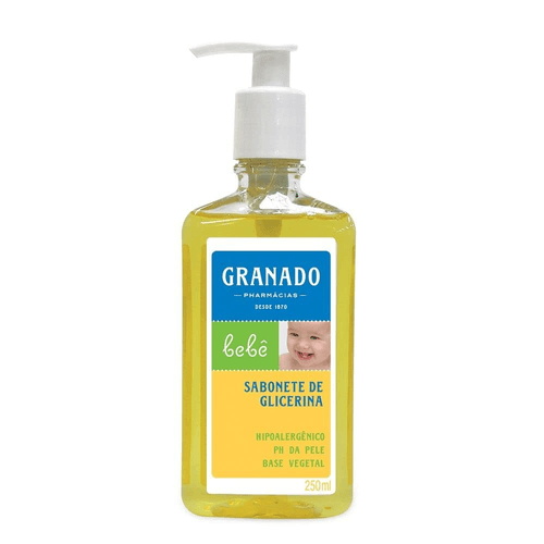 Sabonete Líquido Suave de Glicerina Granado Bebê Frasco 250ml
