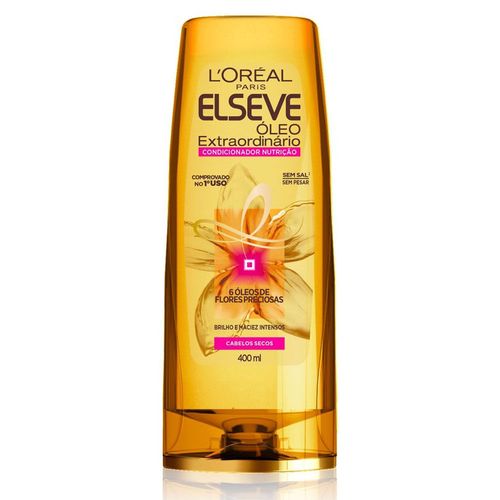 Condicionador L'Oréal Paris Elseve Óleo Extraordinário, 400Ml