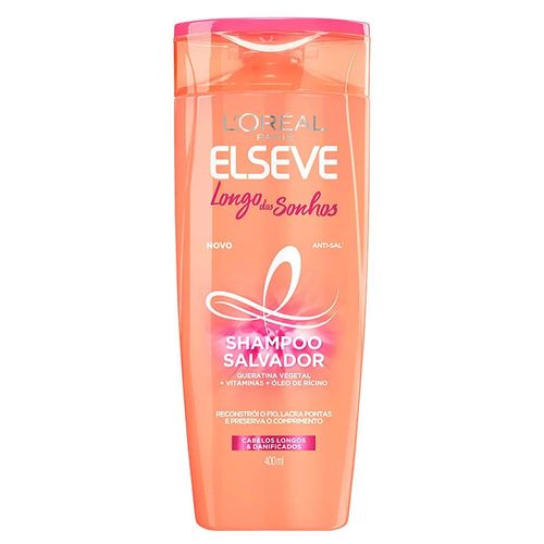 Shampoo Loréal Paris Elseve Longo Dos Sonhos Frasco 400ml