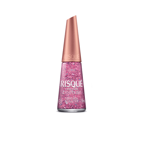 ESM RISQUE NU LIVRE PARA BRILHAR  CRAVEJADA GLITTER