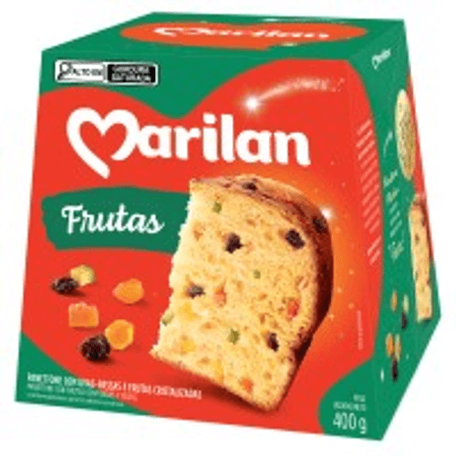 PANETONE MARILAN 400G - CX FRUTAS