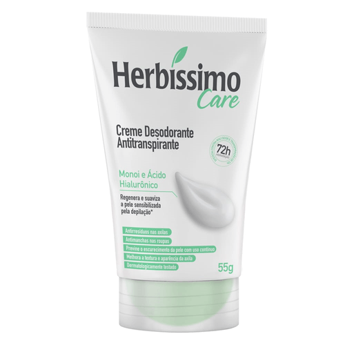 DES CR HERBISSIMO CARE 55G - BISNAG  MONOI E ÁCIDO HIALURÓNICO