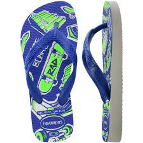 SAND HAVAIANAS KIDS ATHLETIC 1PR - BRANCO/AZUL NAVAL 25/26
