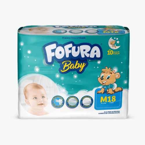 FD FOFURA BABY JUMBINHO MED 18UN