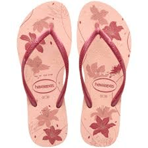 SAND HAVAIANAS SLIM ORGANIC 1PR -ROSA/ROSE GOLD 33/34