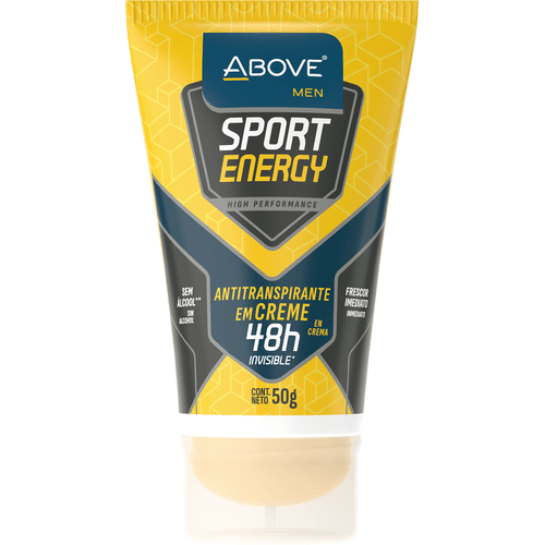 DES CR ABOVE 50G - MEN BISNAGA SPORT ENERGY MEN