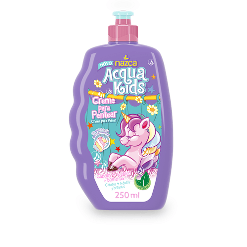 Creme Para Pentear Infantil Acqua Kids 250Ml Marshmallow