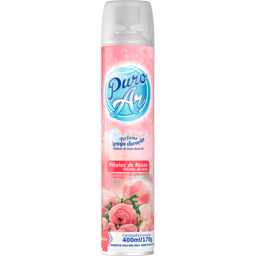 PURIFIC PURO AR 400ML - FR PÉTALAS DE ROSA