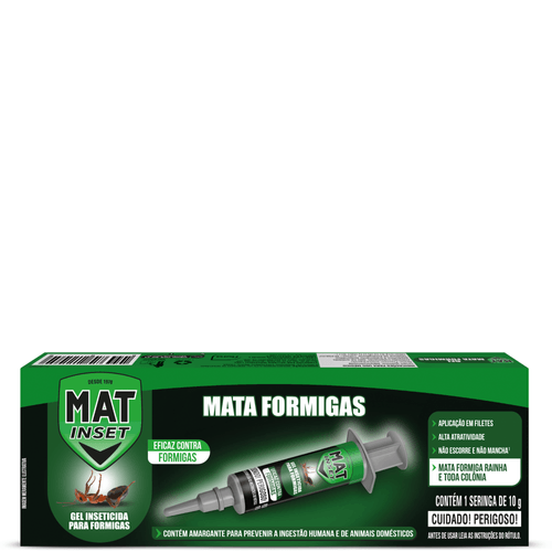 INSET GEL MAT-INSET SERINGA 10G MATA FORMIGA