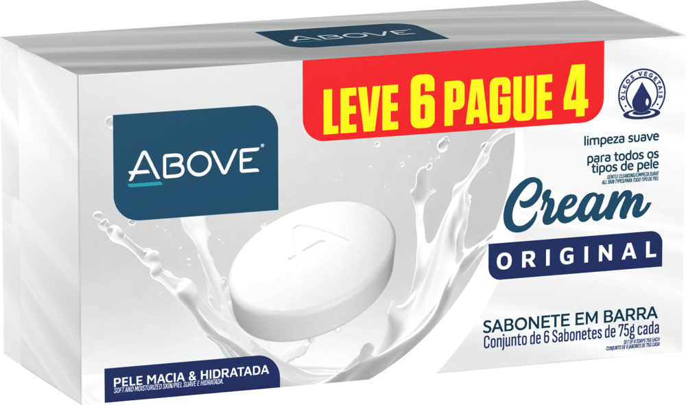PACK SAB BARRA ABOVE LV6PG4 75G CREAM ORIGINAL