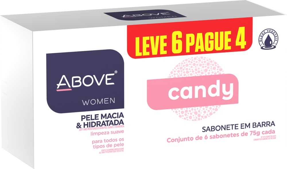 PACK SAB BARRA ABOVE LV6PG4 75G CANDY