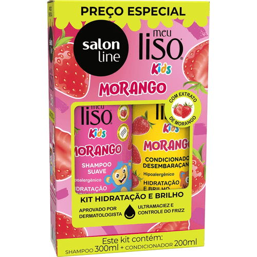 KIT SALON M-LISO SH+CO 300+200 KIDS MORANGO