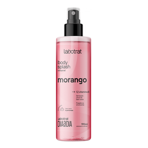 Body Splash Dia a Dia Morango Labotrat 190ml