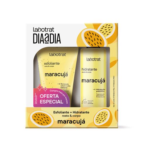 Kit Labotrat Esfoliante 150ml + Hidratante 190ml Maracujá