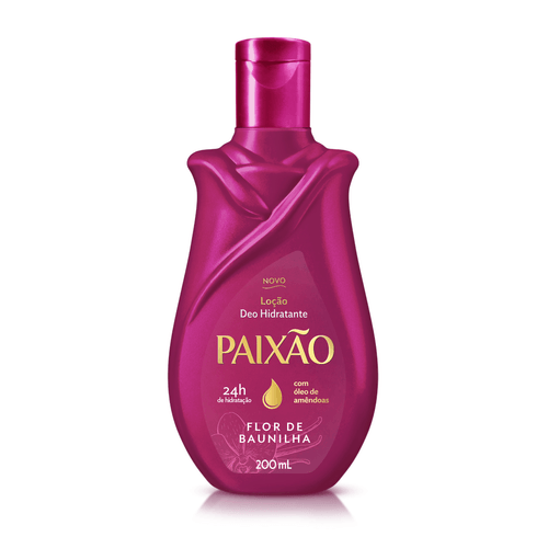 Loção Corporal Deo-Hidratante Flor de Baunilha Paixão Frasco 200ml