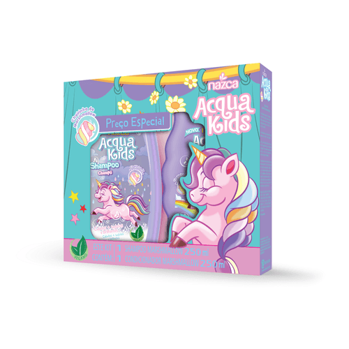 Kit Infantil Shampoo + Condicionador Acqua Kids 250ml Marshmallow