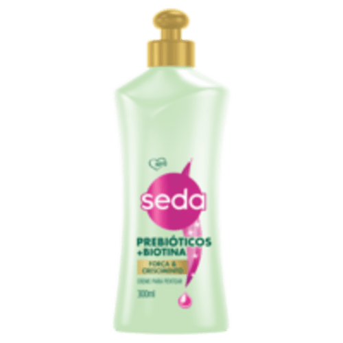 Creme para Pentear Força & Crescimento Seda Prebióticos + Biotina Frasco 300ml 295,8g