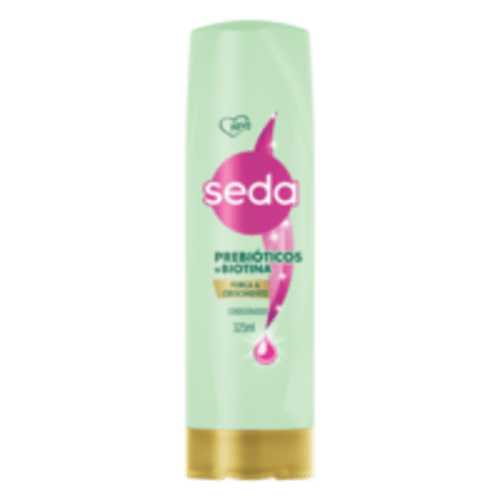 Condicionador Força & Crescimento Seda Prebióticos + Biotina Frasco 325ml