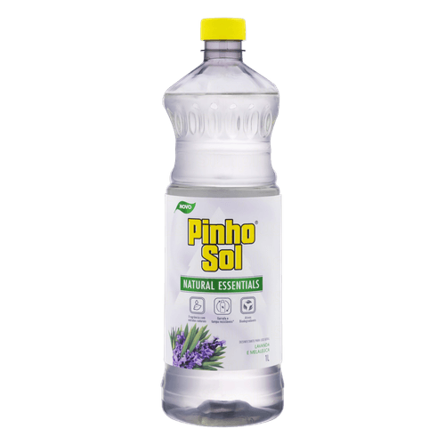 Desinfetante Uso Geral Lavanda e Melaleuca Pinho Sol Natural Essentials Frasco 1l