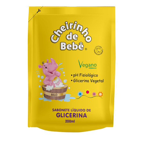 SAB LIQ INF CHEIRINH BEBE 200ML REFIL GLICERINA
