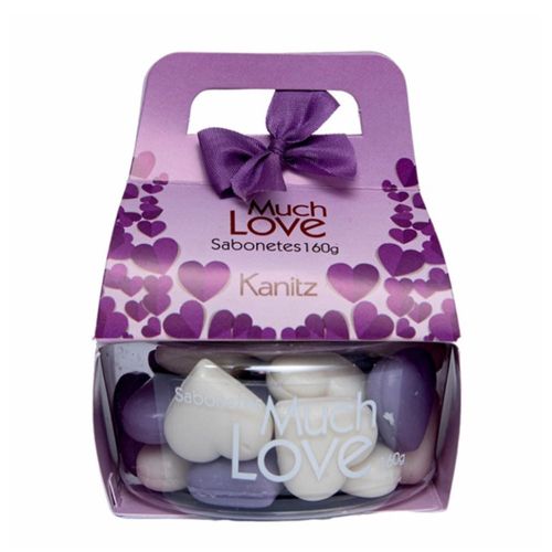 Sabonete Kanitz Much Love Mini Coração Lilás 160g