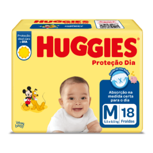 FD HUGGIES PROT DIA JUMBINHO MED 18UN