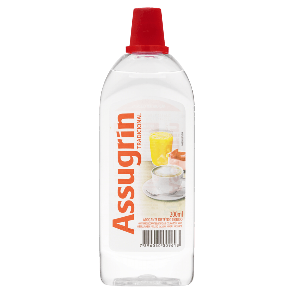 Adoçante Líquido Assugrin Tradicional 200ml