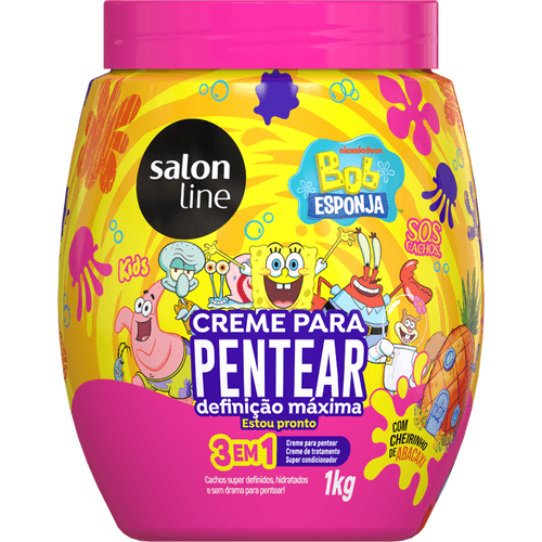 CR PENT SALON-L 3EM1 1KG KIDS  BOB ESPONJA DEFINICAO MAXIMA