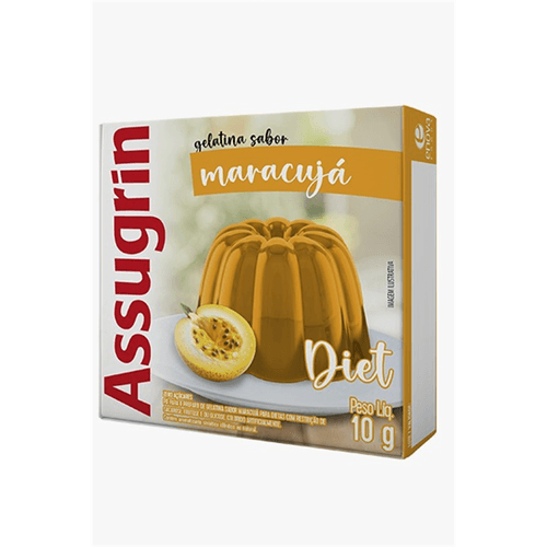Gelatina em Pó Diet Assugrin Sabor Maracujá 10g