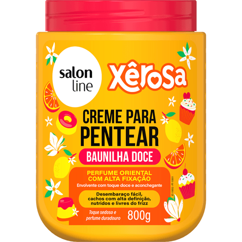 CR PENT SALON LINE XEROSA 800G BAUNILHA DOCE