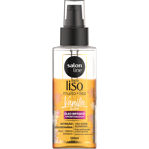 OLEO CAB BIFASIC SALON M-LISO 120ML VANILLA GLOW
