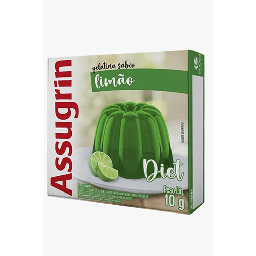 Gelatina em Pó Diet Assugrin Sabor Limão 10g