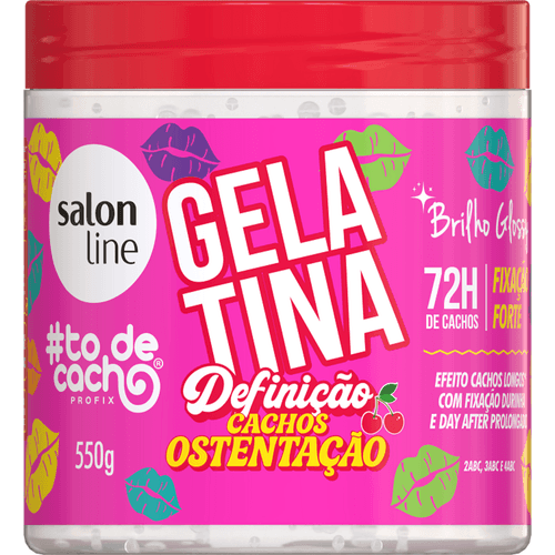 GELAT CAB SALON-L T-DCACHO 550G- PT DEFINICAO CACHOS OSTENTACAO